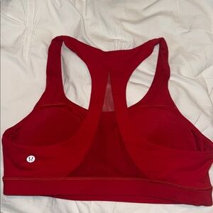 Lululemon Red Sports Bra